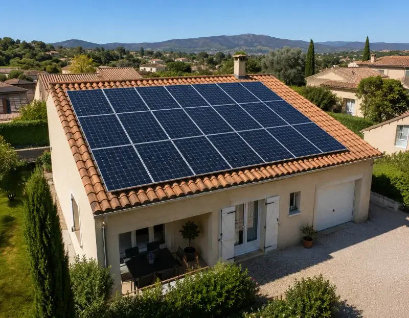 Prime à l'autoconsommation panneaux solaires Lastours — aide financière de l'État